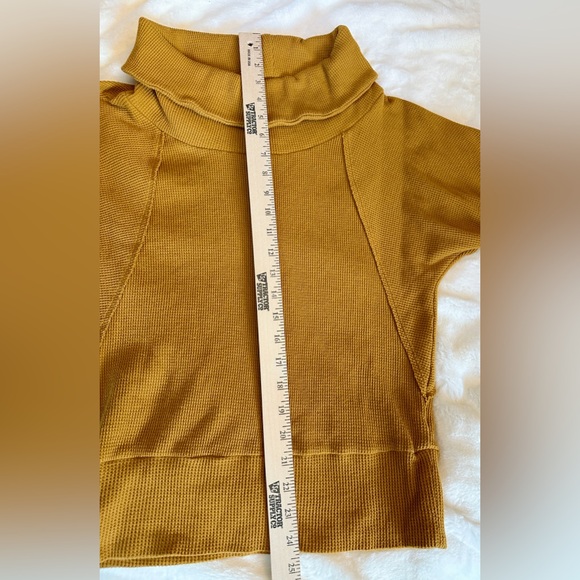 Anthropologie PILCRO Angie Waffle Knit Cowl Neck Sweater Size XS - Picture 9 of 14